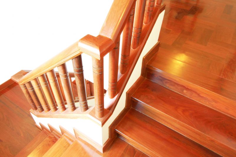 Wood Stair Railing Repair in Kansas City, KS