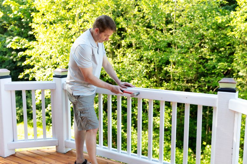 Porch Rail Repair in Conroe, TX